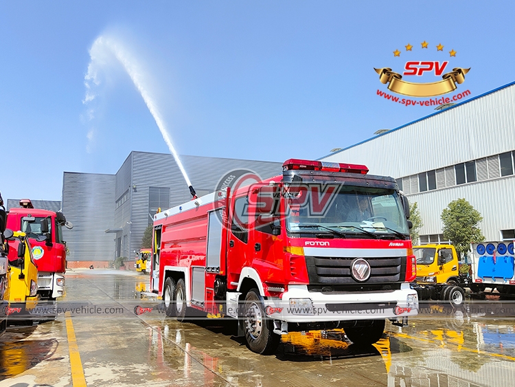 12,000 Litres Water Foam Fire Truck FOTON - Testing 1 12,000 Litres Water Foam Fire Truck FOTON - Testing 1